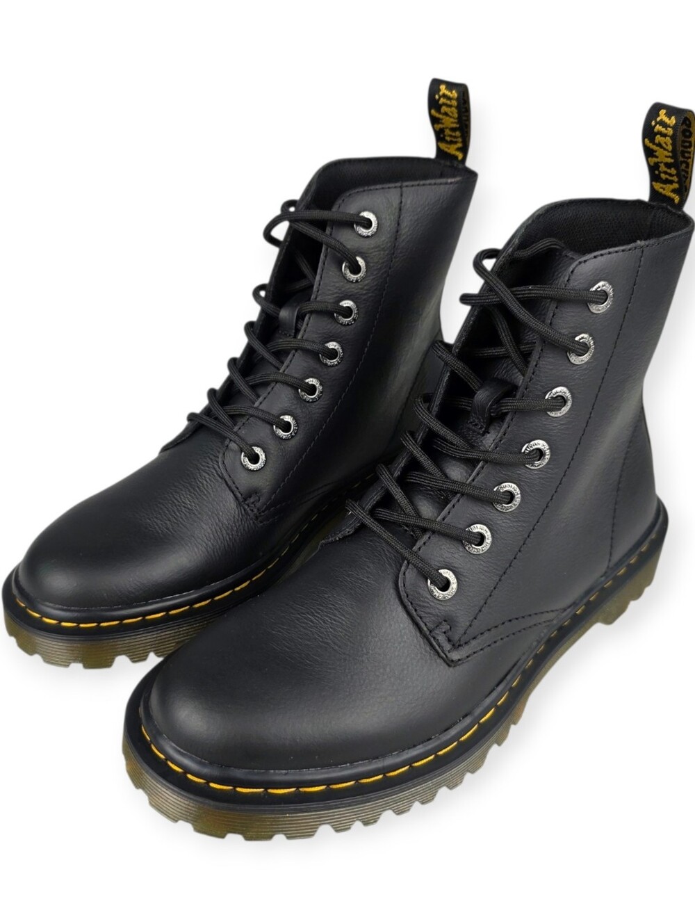Dr. Martens Luana Leather Boots Cushioned Women's Size 8 Black *New* No Box*
